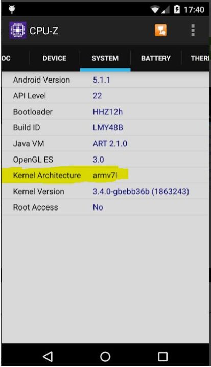 CPU z check your architecture